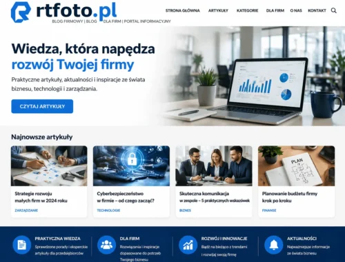 Blog firmowy i portal informacyjny rtfoto